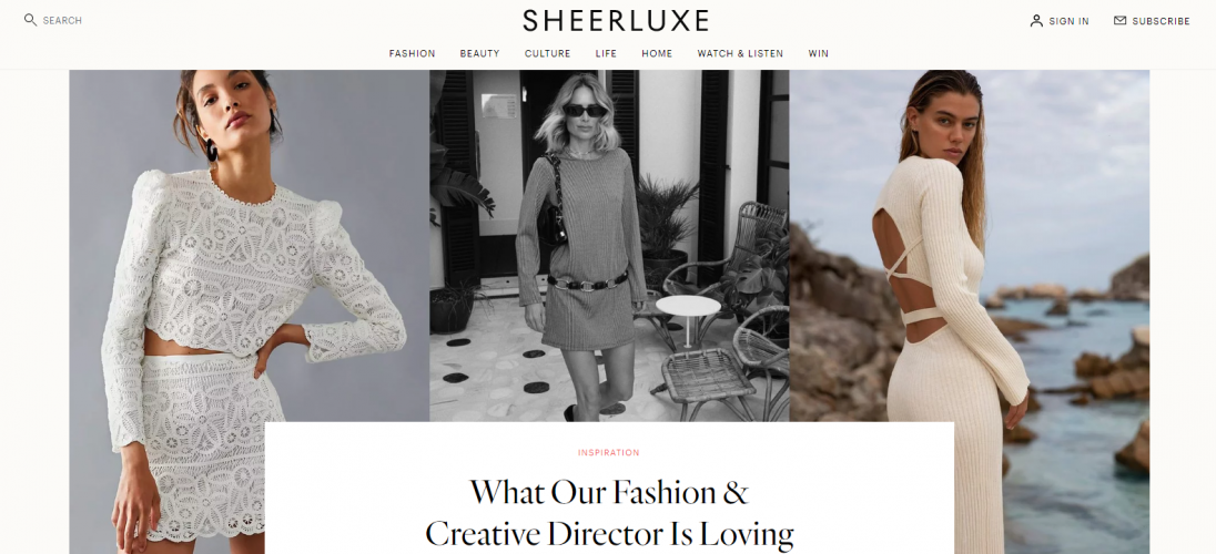 Sheer Luxe - Luxury Lifestyle Awards