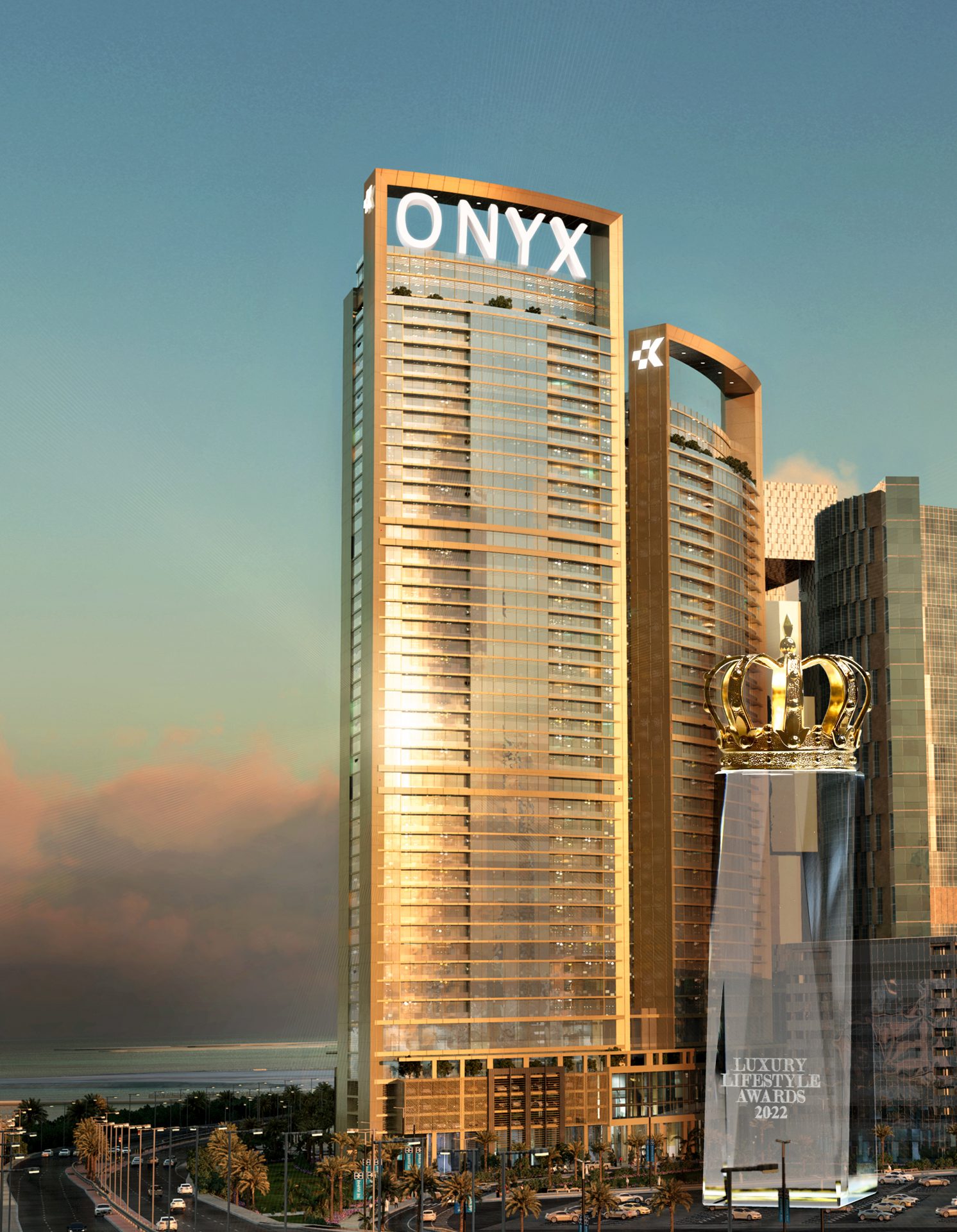 Onyx Towers Trohpy (1) Luxury Lifestyle Awards