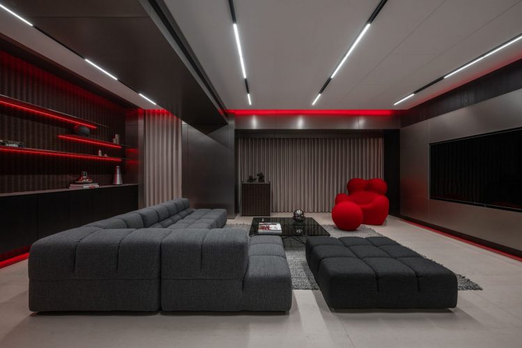 Luxury apartment interior design in Taiwan