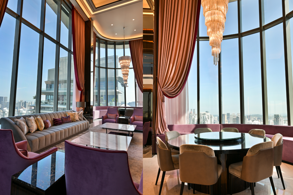 View of Luxury Penthouse Interior Design: MDS Interiors Wins 2025 LLA
