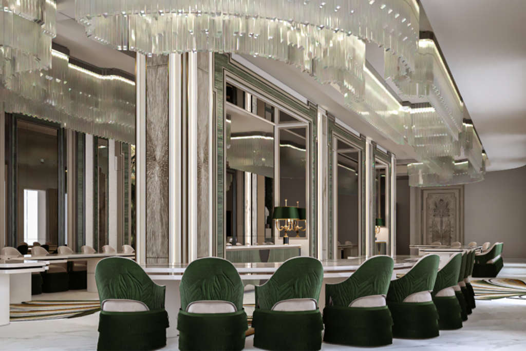 Luxury Palace Interior Design: Emerald Palace by Hind Al-Mujahed